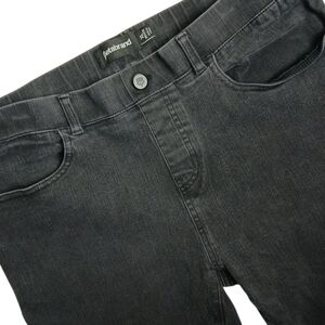 Betabrand 4‎ Pocket Black Ankle Cropped Pull-on Jeans Size XL Petite